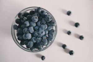 pterostilbene fat burning research - bowl of blueberries