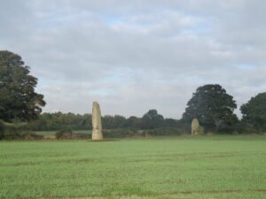 The Devil's Arrows standing stones at Boroughbridge, North Yorkshire