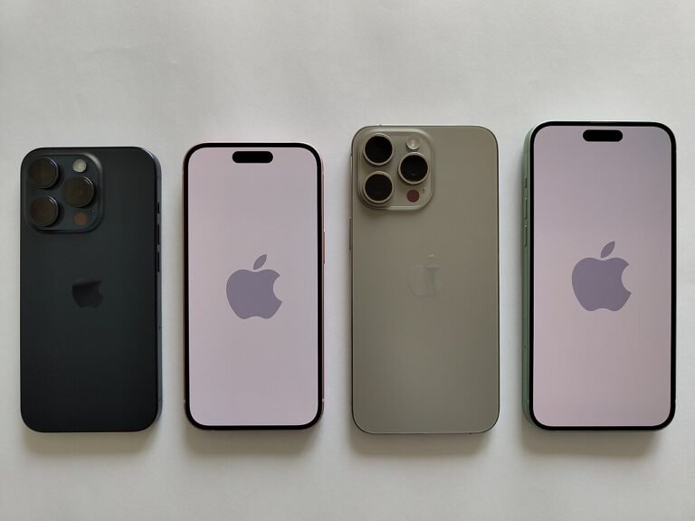Apple iPhone displaying the home screen