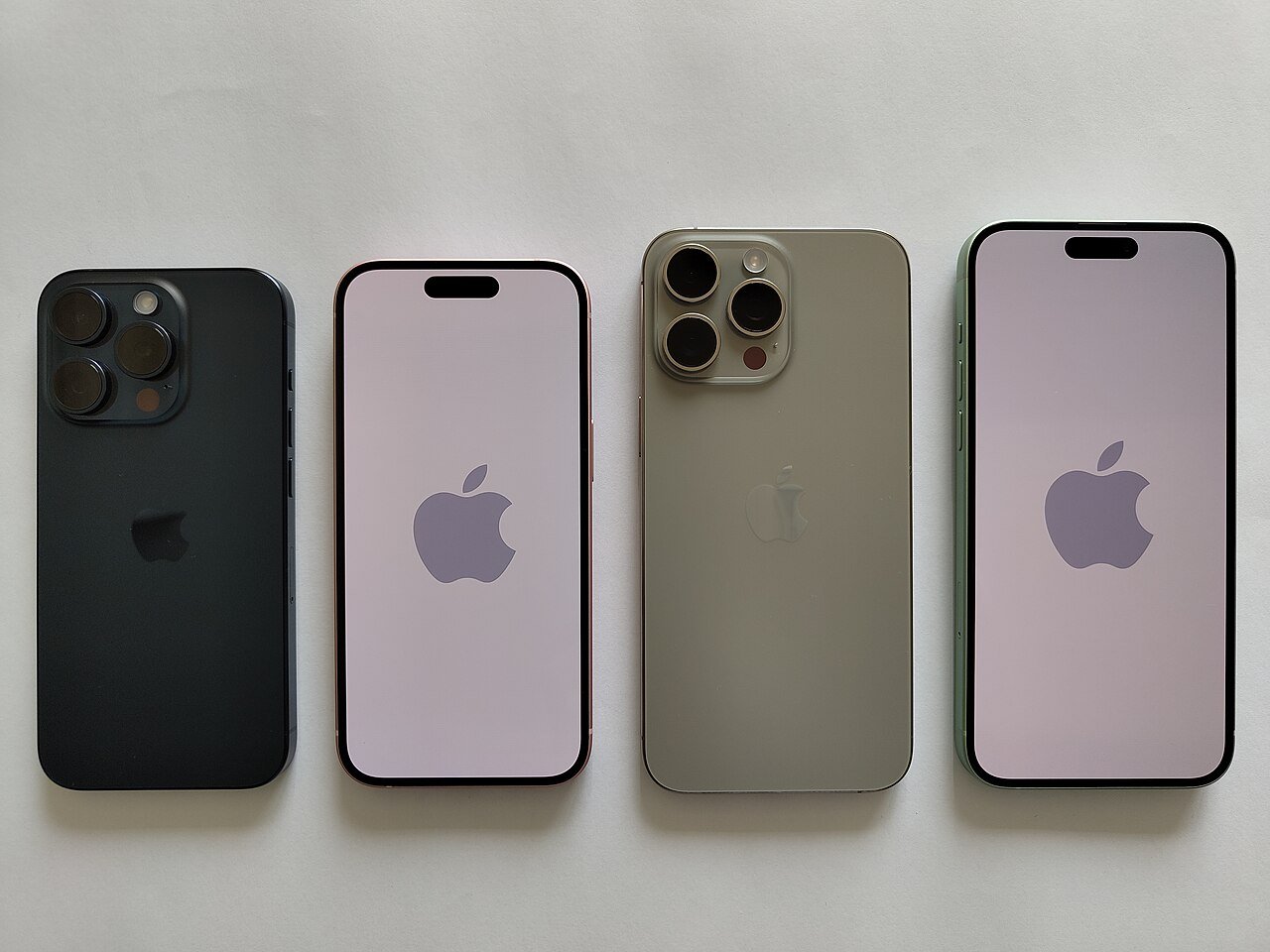 Apple iPhone displaying the home screen