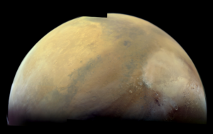 Mars seen from orbit by NASA Viking Orbiter 1