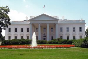 North façade of the White House in Washington, D.C.